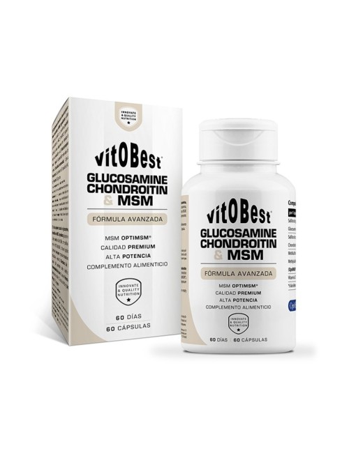 VITOBEST GLUCOSAMINA CONDROITINA Y MSM 60 CAPSULAS