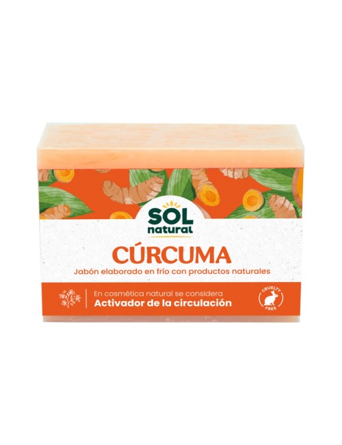 JABÓN DE CÚRCUMA 100 GR SOL NATURAL