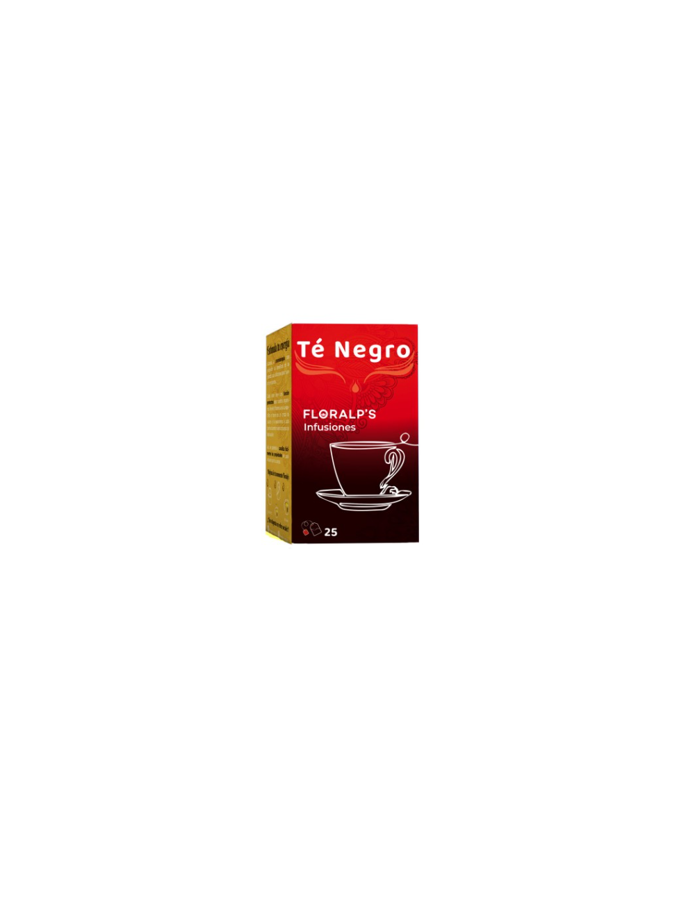 FLORALPS TÉ NEGRO 25 BOLSITAS