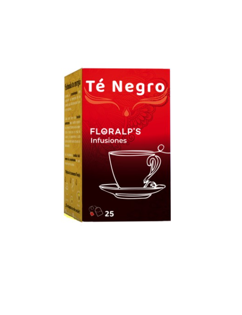 FLORALPS TÉ NEGRO 25 BOLSITAS