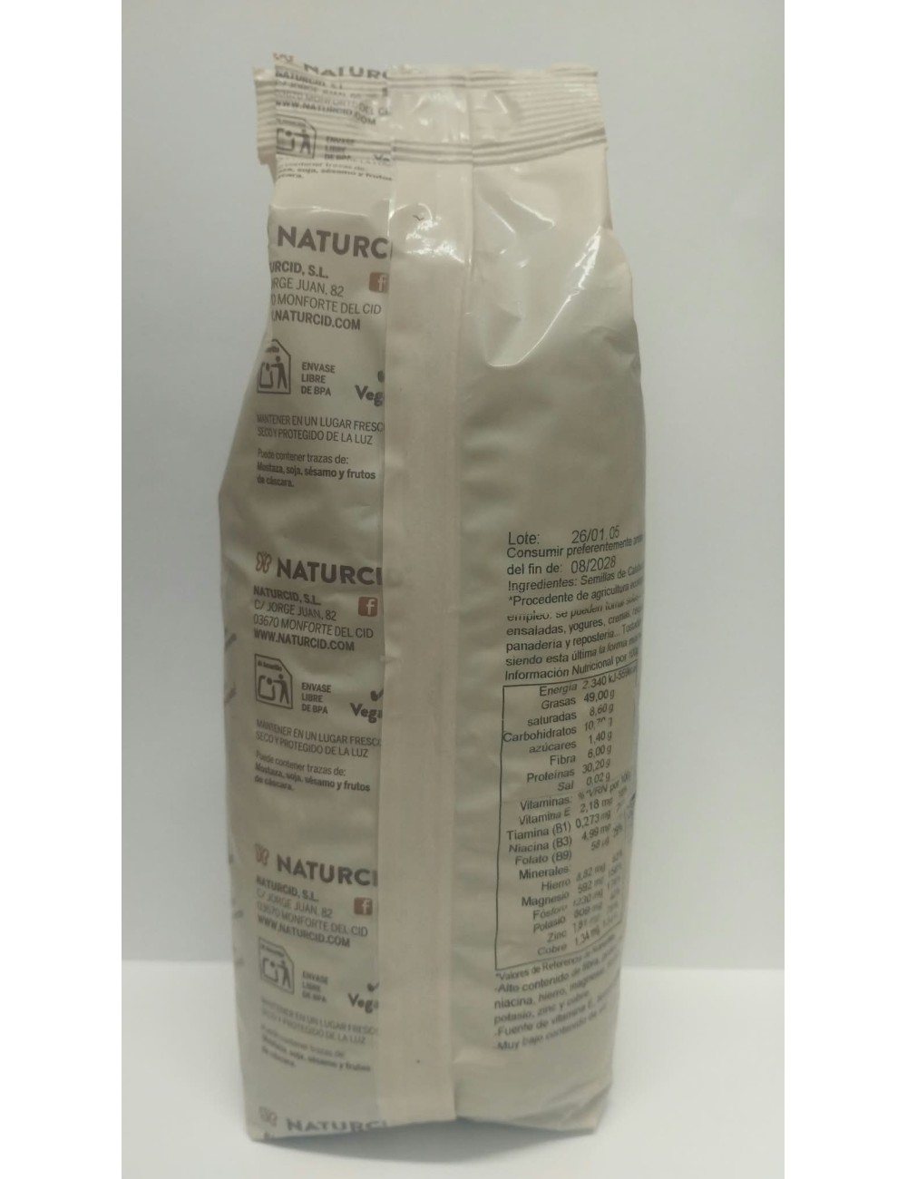 NATURCID PEPITAS CALABAZA 500 GR