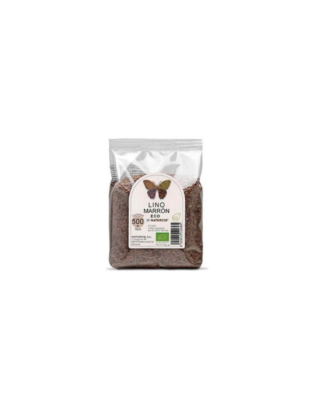 NATURCID SEMILLAS DE LINO MARRON 500 GR