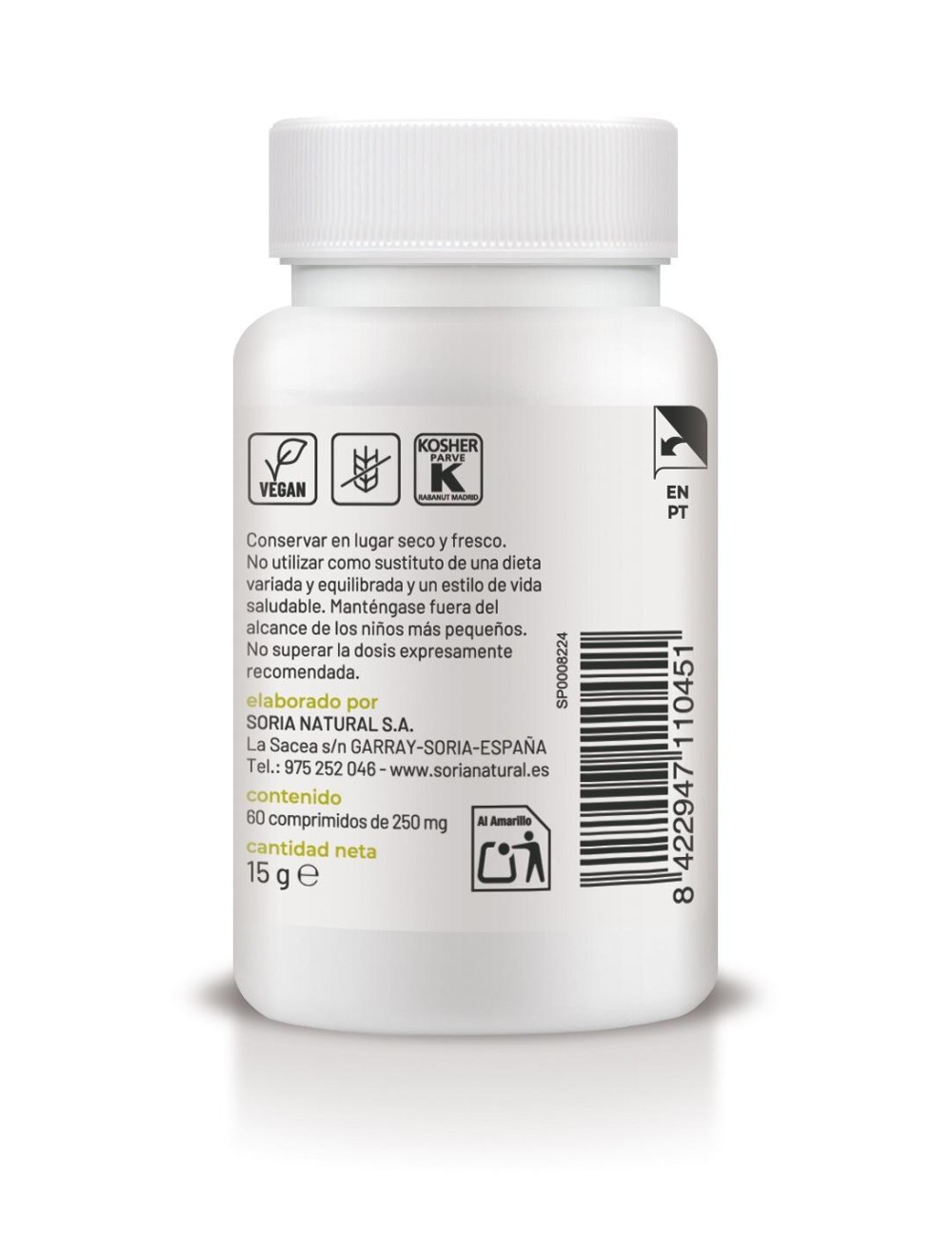 SORIA NATURAL IODO 225 UG 60 COMPRIMIDOS
