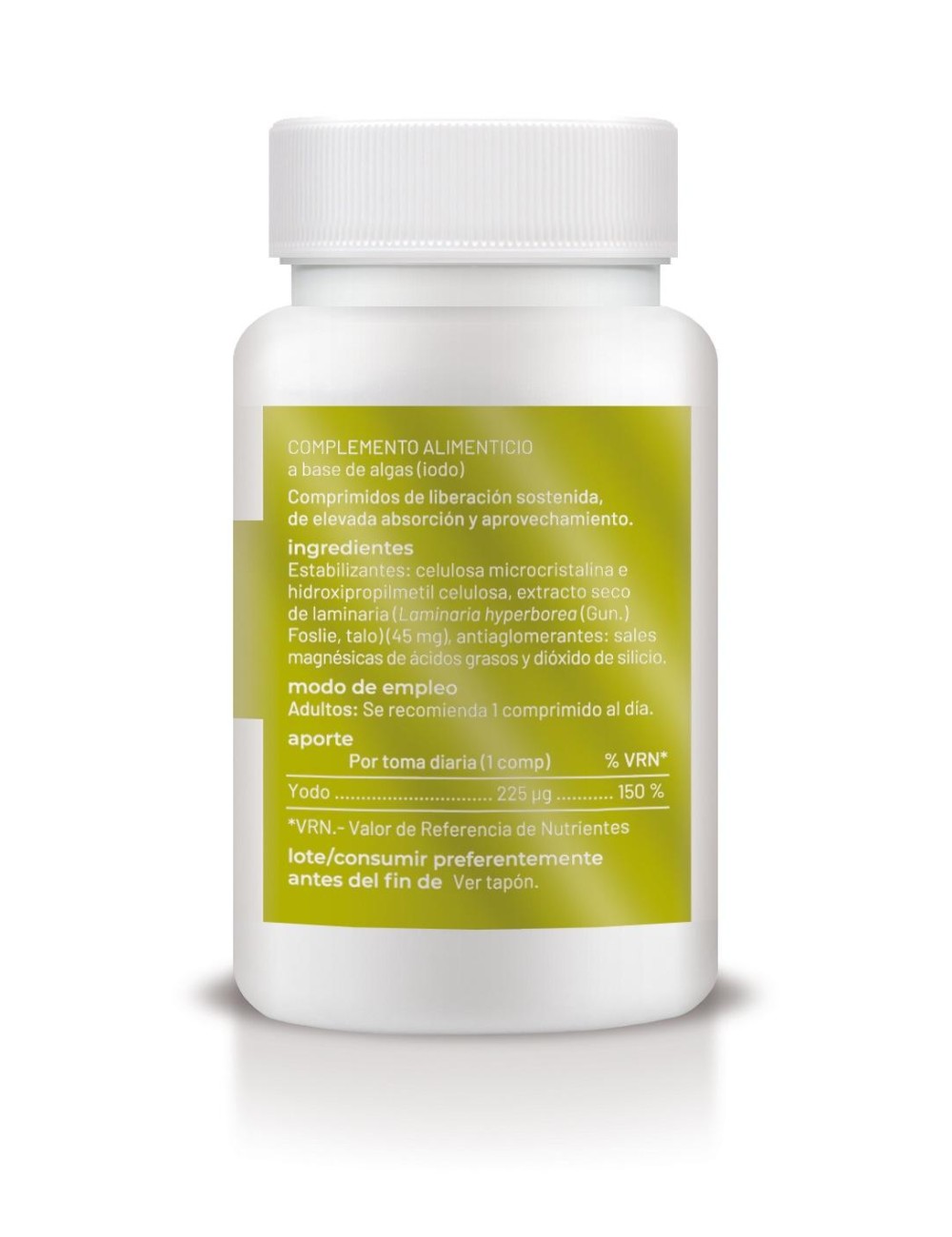 SORIA NATURAL IODO 225 UG 60 COMPRIMIDOS