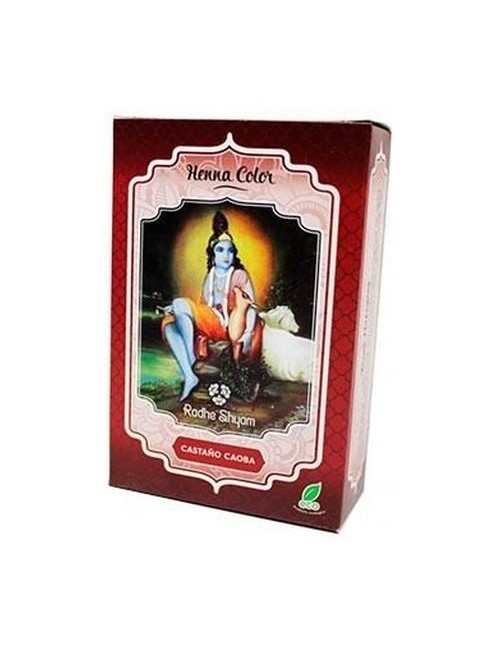 RADHE SHYAM HENNA CASTAÑO CAOBA 100 GR