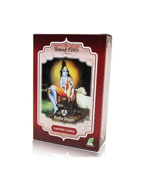 RADHE SHYAM HENNA CASTAÑO CAOBA 100 GR