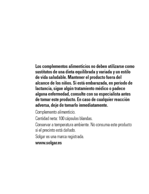 SOLGAR VITAMINA D3 4000 UI 100 UG 60 CAPSULAS