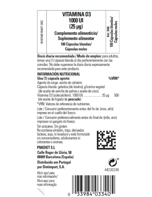SOLGAR VITAMINA D3 4000 UI 100 UG 60 CAPSULAS