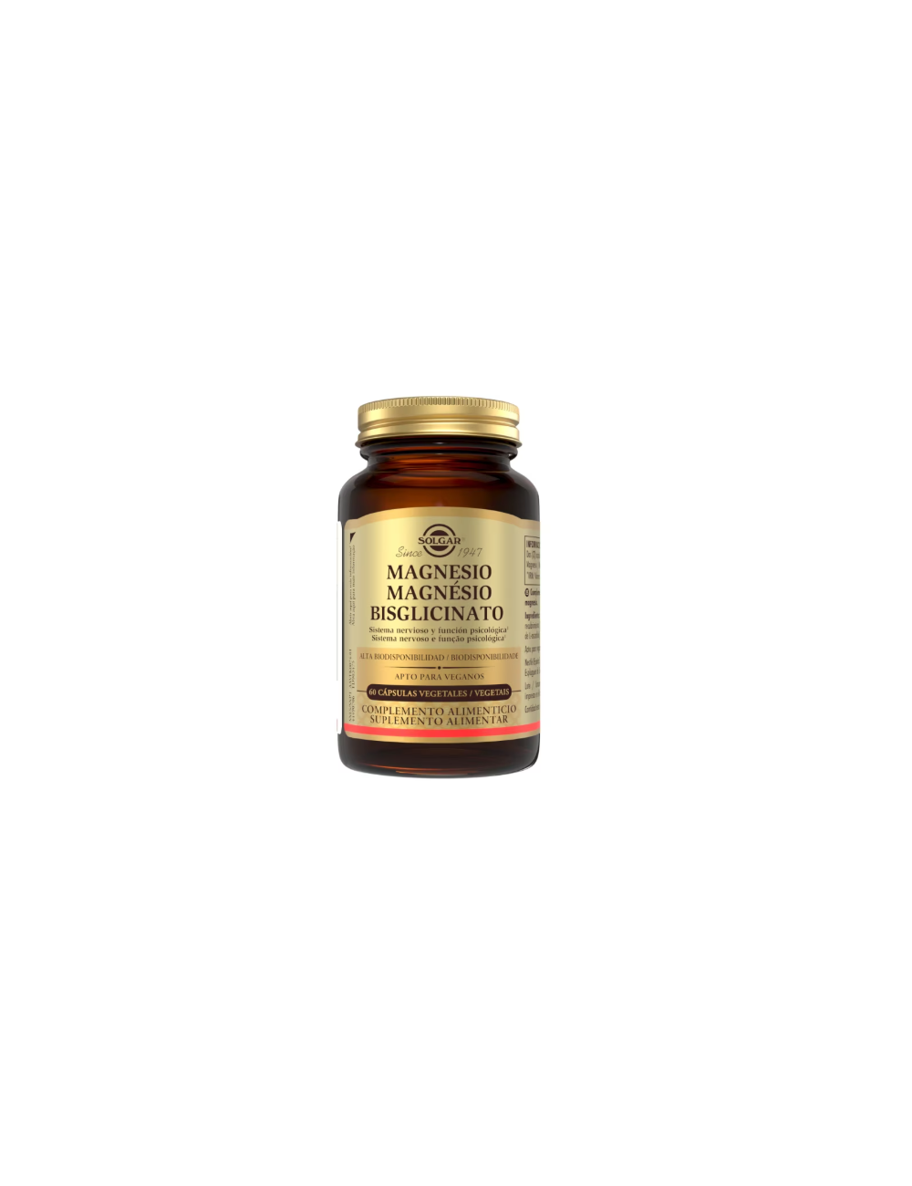 SOLGAR MAGNESIO BISGLICINATO 60 CAPSULAS