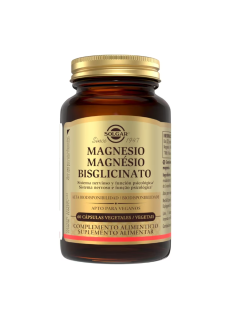 SOLGAR MAGNESIO BISGLICINATO 60 CAPSULAS