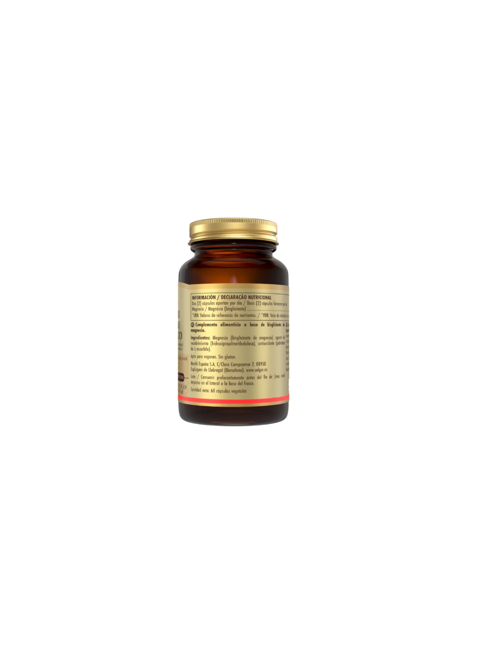 SOLGAR MAGNESIO BISGLICINATO 60 CAPSULAS