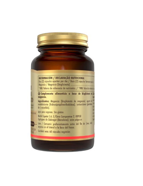 SOLGAR MAGNESIO BISGLICINATO 60 CAPSULAS
