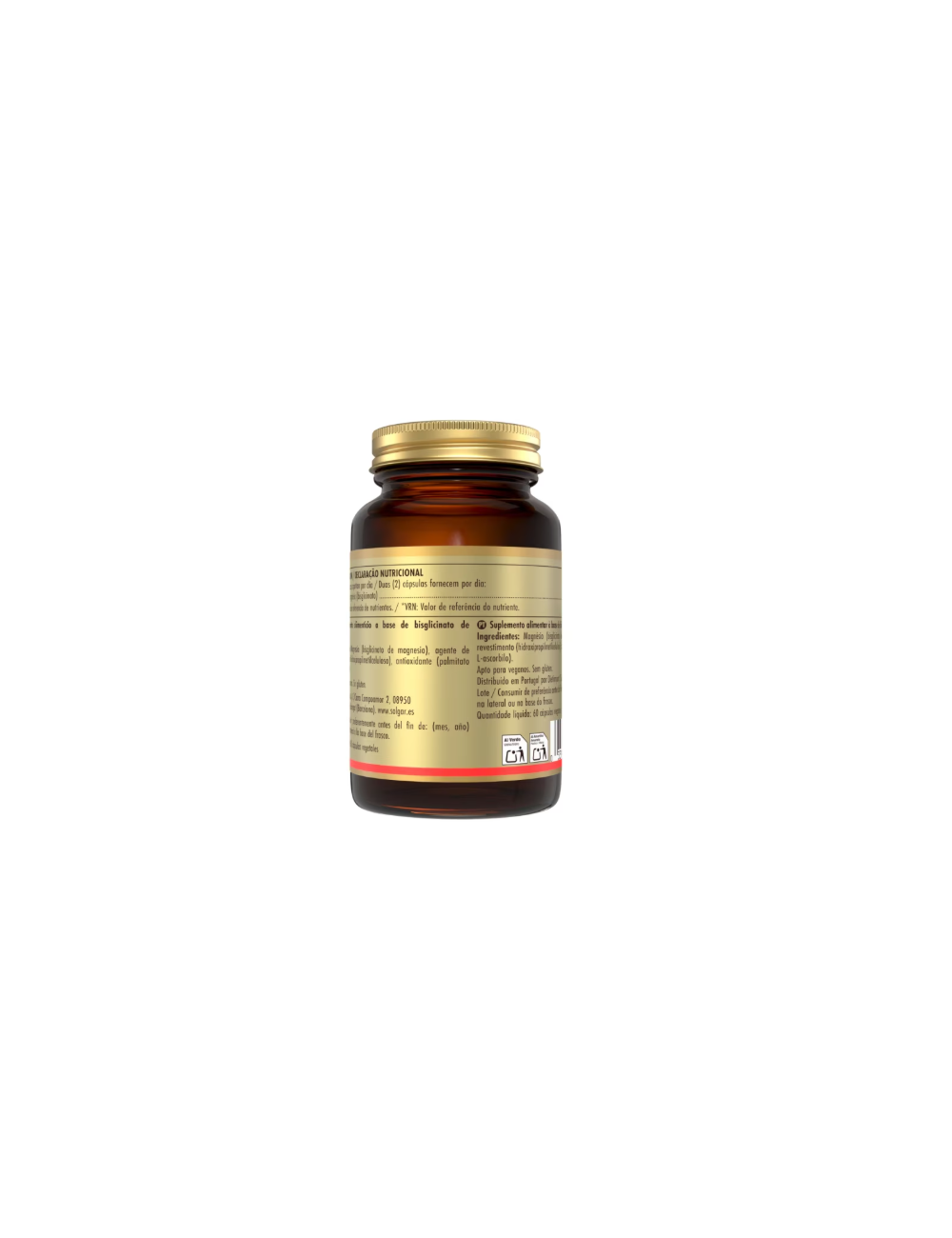 SOLGAR MAGNESIO BISGLICINATO 60 CAPSULAS
