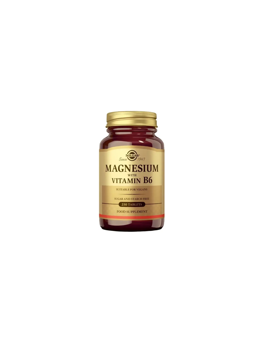 SOLGAR MAGNESIO + VITAMINA B6 250 COMP