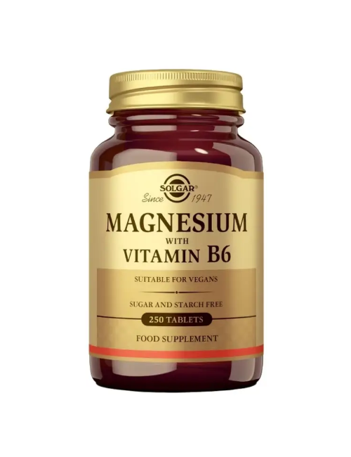 SOLGAR MAGNESIO + VITAMINA B6 250 COMP