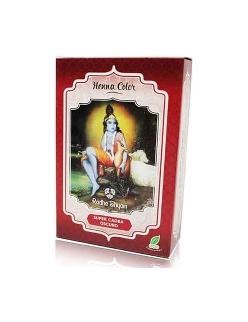RADHE SHYAM HENNA SUPER CAOBA OSCURO 100 GR