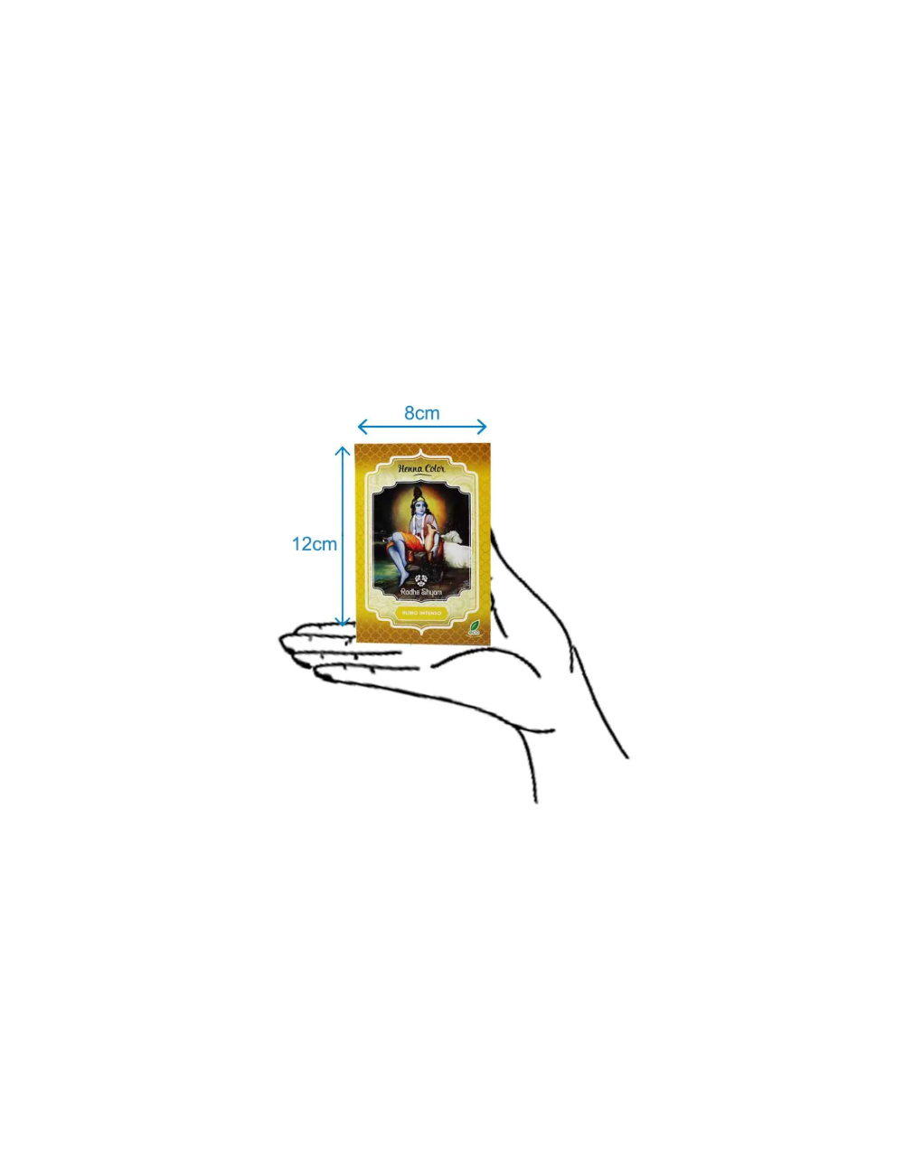 RADHE SHYAM HENNA RUBIO INTENSO 100 GR