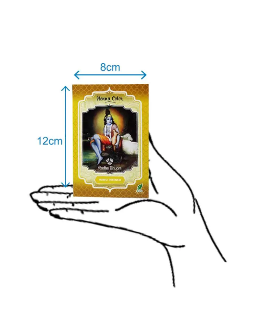 RADHE SHYAM HENNA RUBIO INTENSO 100 GR