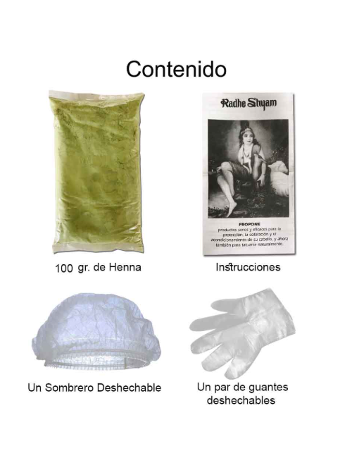 RADHE SHYAM HENNA CASTAÑO COBRIZO 100 GR