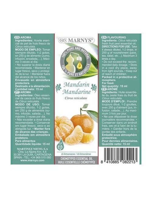MARNYS ACEITE ESENCIAL MANDARINA 15 ML