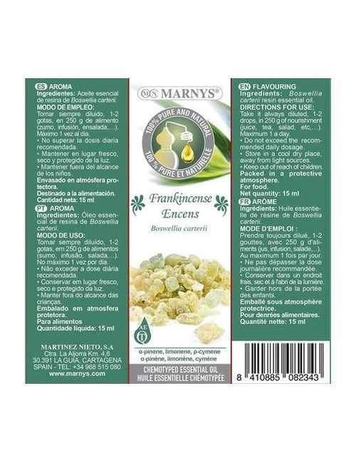ACEITE ESENCIAL INCIENSO 15 ML MARNY'S