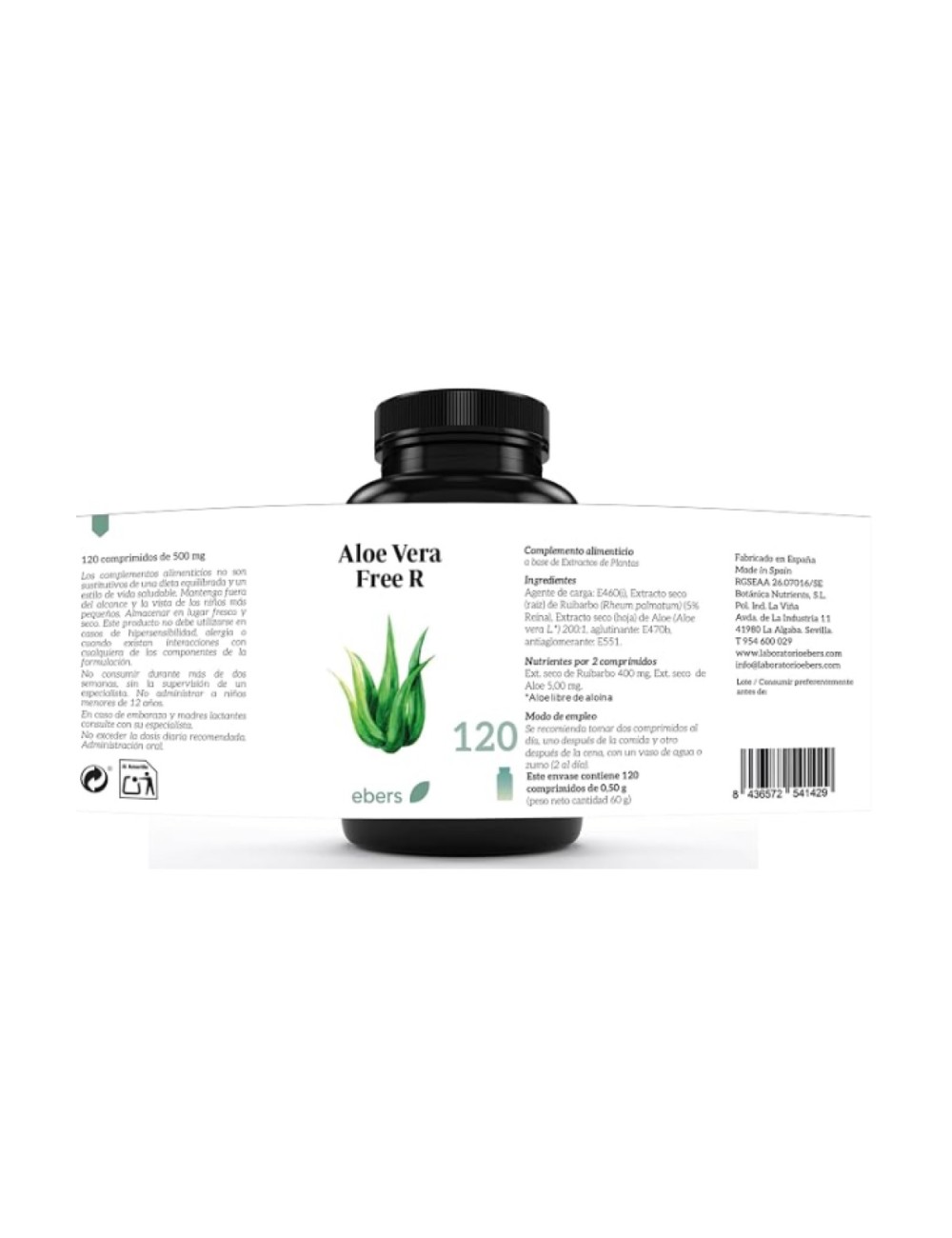 EBERS ALOE VERA 120 COMP