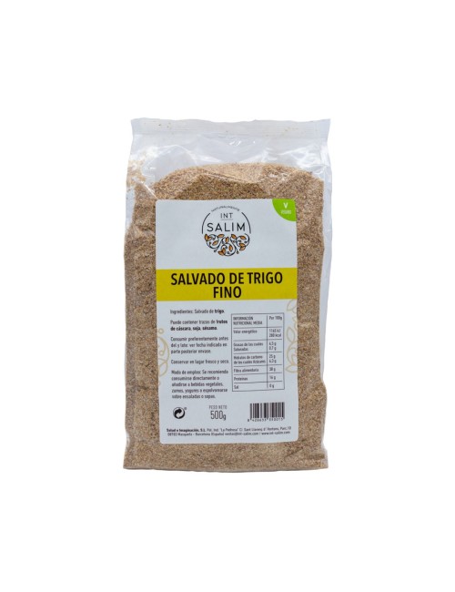 SALVADO INTEGRAL DE TRIGO FINO 500 GR INT-SALIM