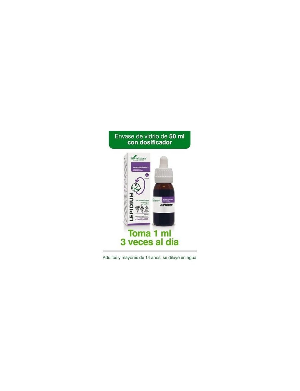 SORIA NATURAL COMPOSOR 25 lEPIDIUM 50 ML