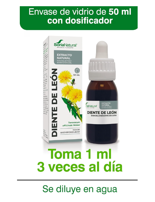 SORIA NATURAL EXTRACTO DIENTE DE LEÓN 50 ML