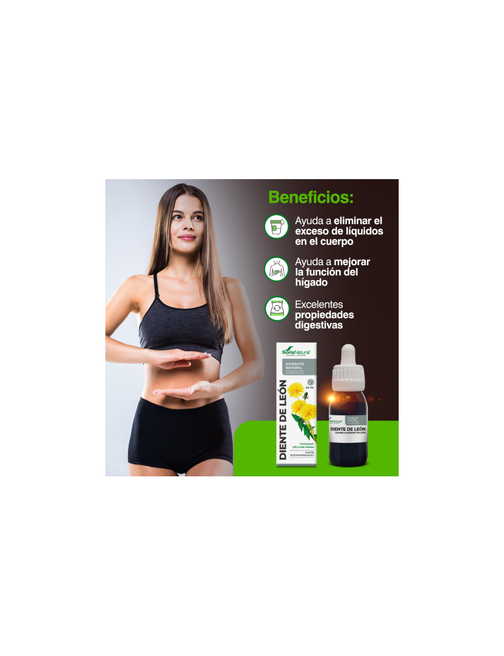 SORIA NATURAL EXTRACTO DIENTE DE LEÓN 50 ML