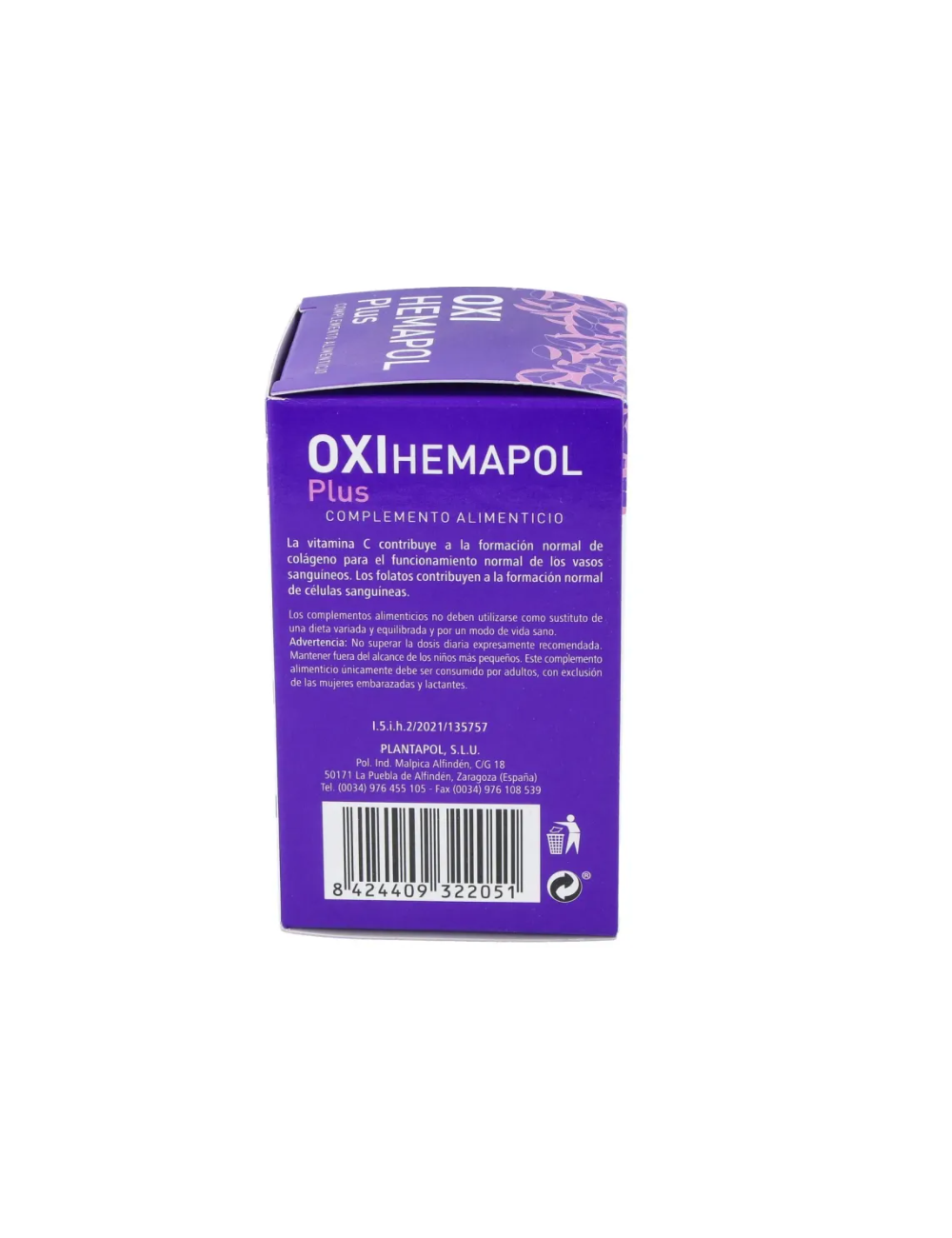 OXIHEMAPOL PLUS 60 CAPSULAS PLANTAPOL