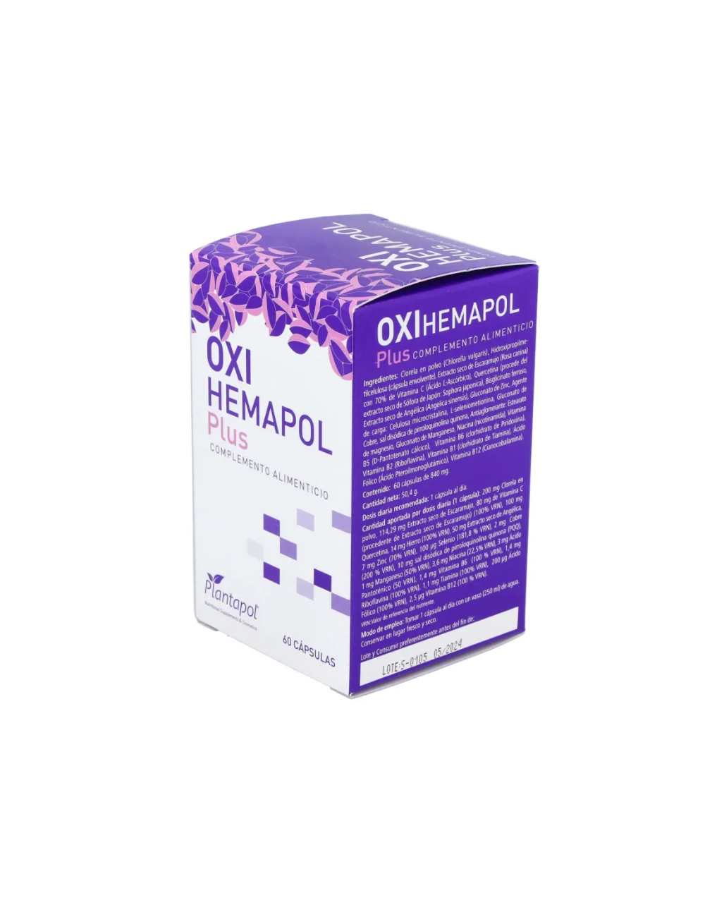 OXIHEMAPOL PLUS 60 CAPSULAS PLANTAPOL