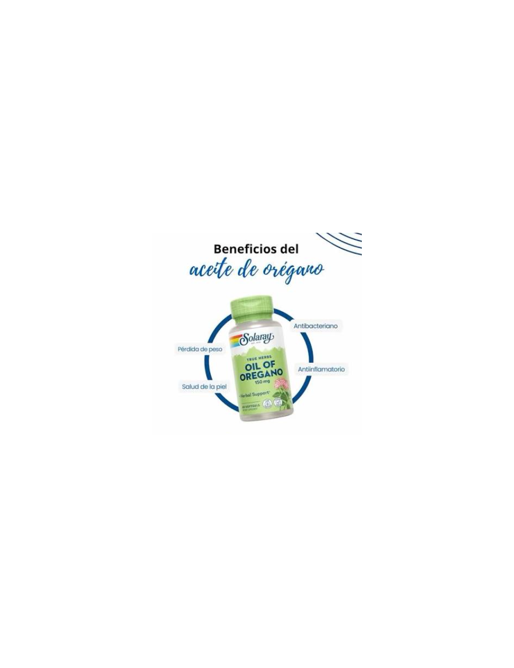 SOLARAY ACEITE ORÉGANO 60 PERLAS