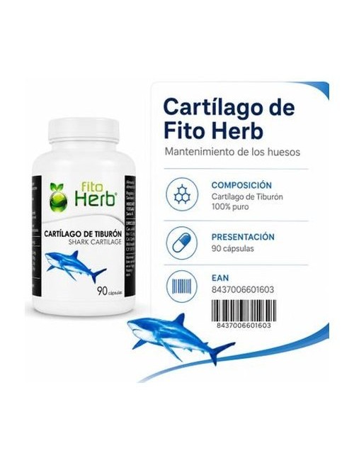 CARTÍLAGO DE TIBURÓN 90 CÁPSULAS FITO HERB