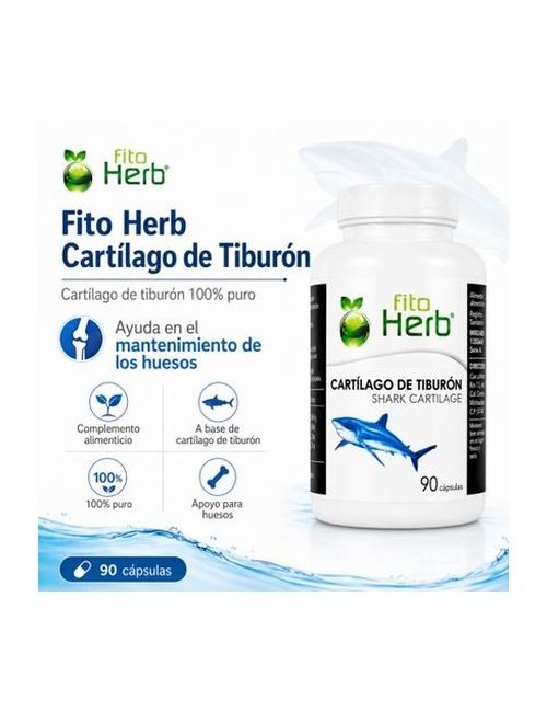 CARTÍLAGO DE TIBURÓN 90 CÁPSULAS FITO HERB
