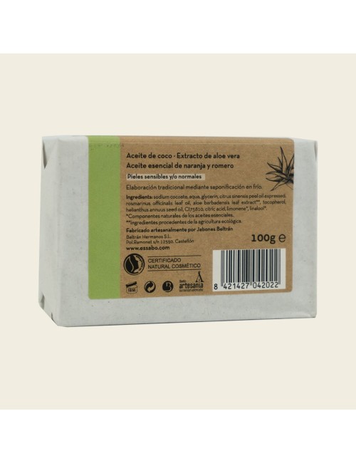 ESSABO JABÓN ARTESANO ALOE VERA 100 GR