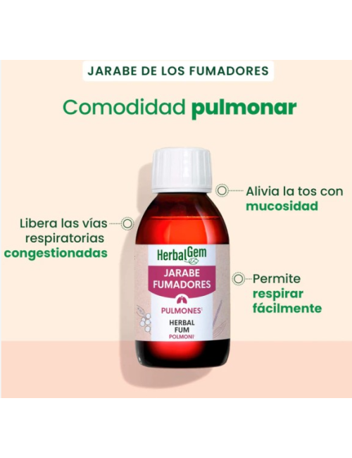 HERBALGEM JARABE FUMADORES PULMONES  250 ML