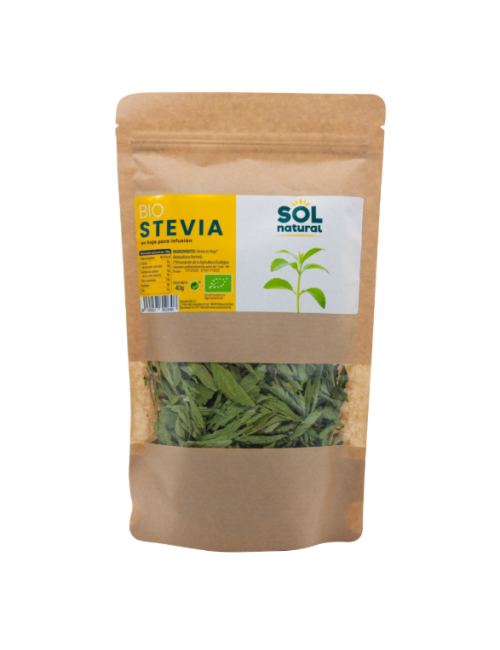 SOL NATURAL STEVIA EN HOJA 40 GR