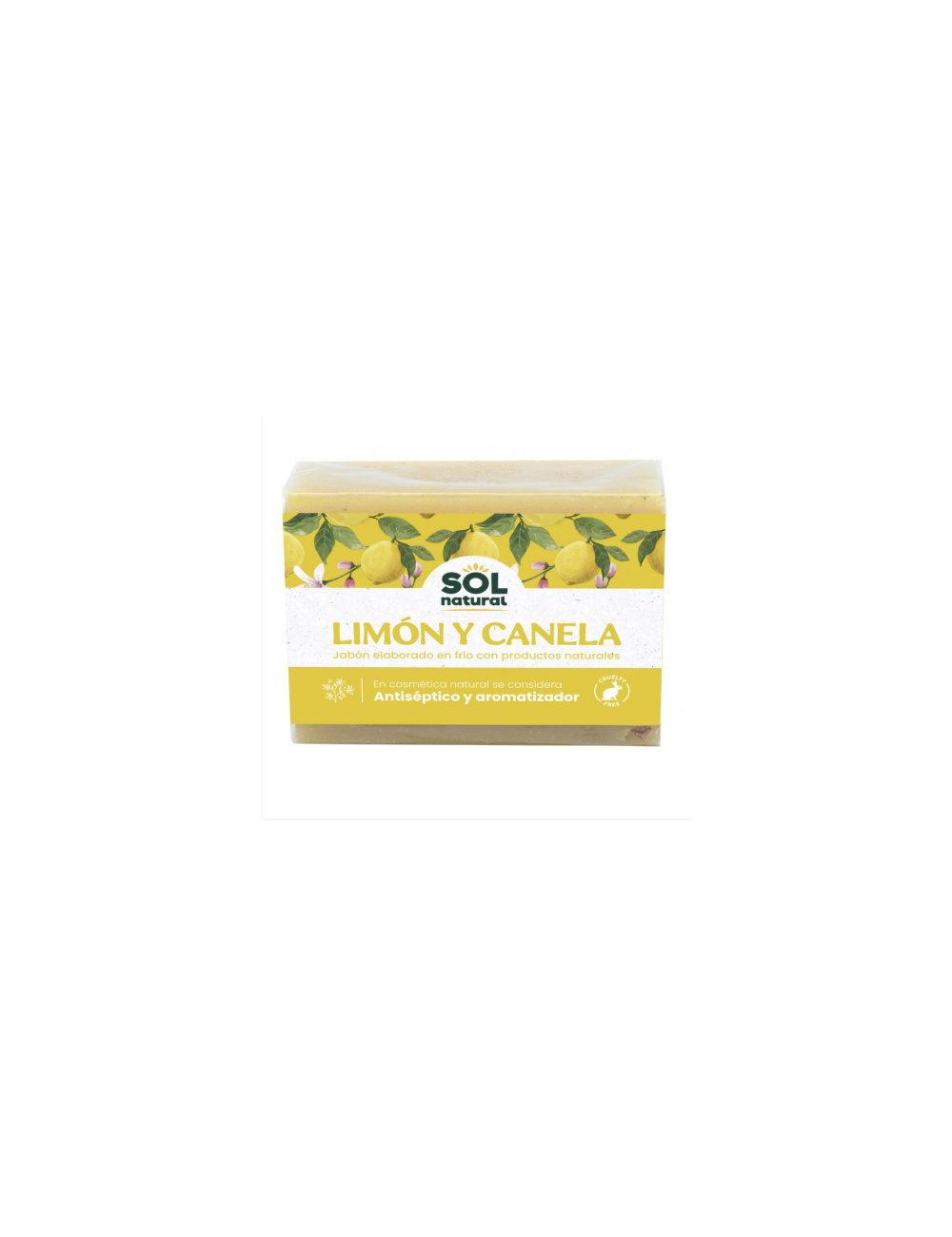 SOL NATURAL JABÓN LIMÓN Y CANELA 100 GR
