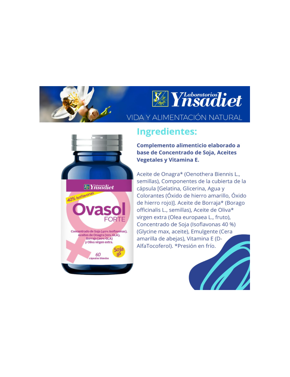 OVASOL FORTE 60 CAP