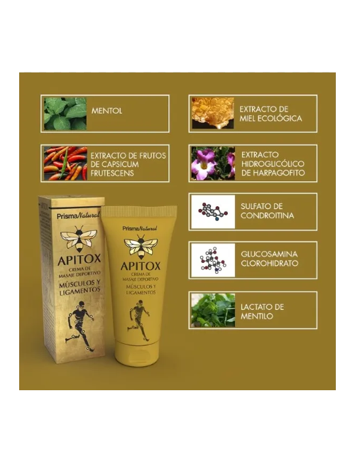 PRISMA NATURAL APITOX CREMA DE MASAJE DEPORTIVO 60 ML