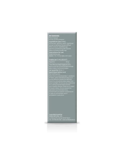 SORIA NATURAL EXTRACTO DAMIANA 50 ML