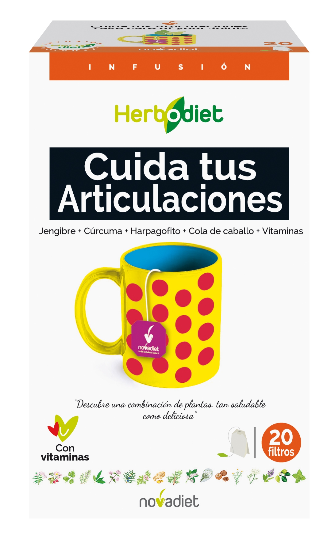 Cuida tus Articulaciones Herbodiet 20 Filtros