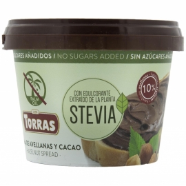 Crema de Cacao Con Avellanas 229 Gr Stevia Torras