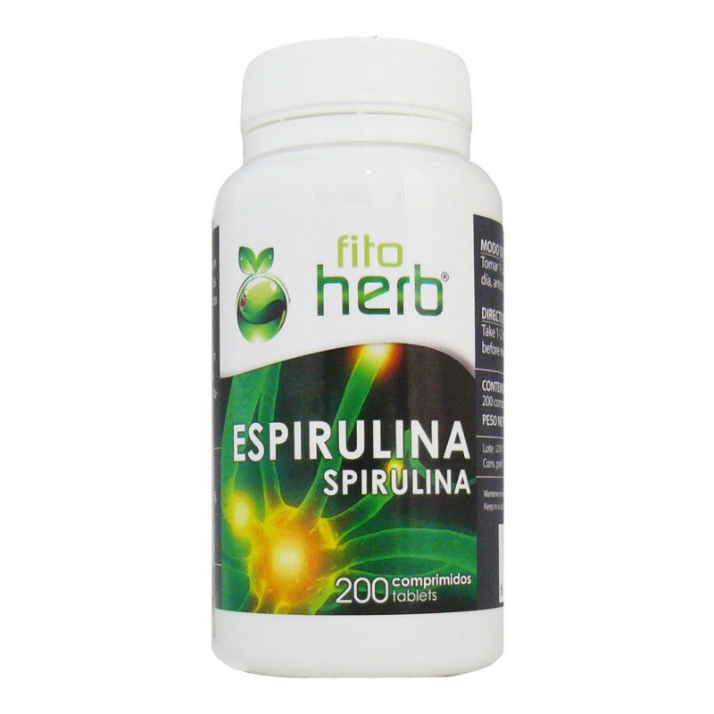 Espirulina 200 Comprimidos Fito Herb