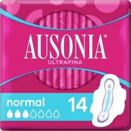 Compresa Ultrafina Con Alas Normal 14 Unds Ausonia