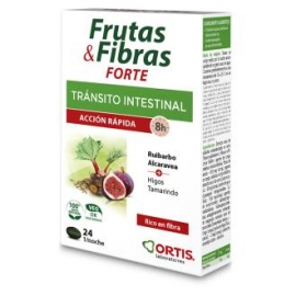 Ortis Frutas & Fibra Forte 24 Comprimidos