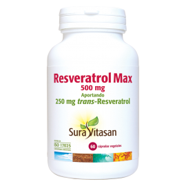 Resveratrol Max 60 Cápsulas Suravitasan