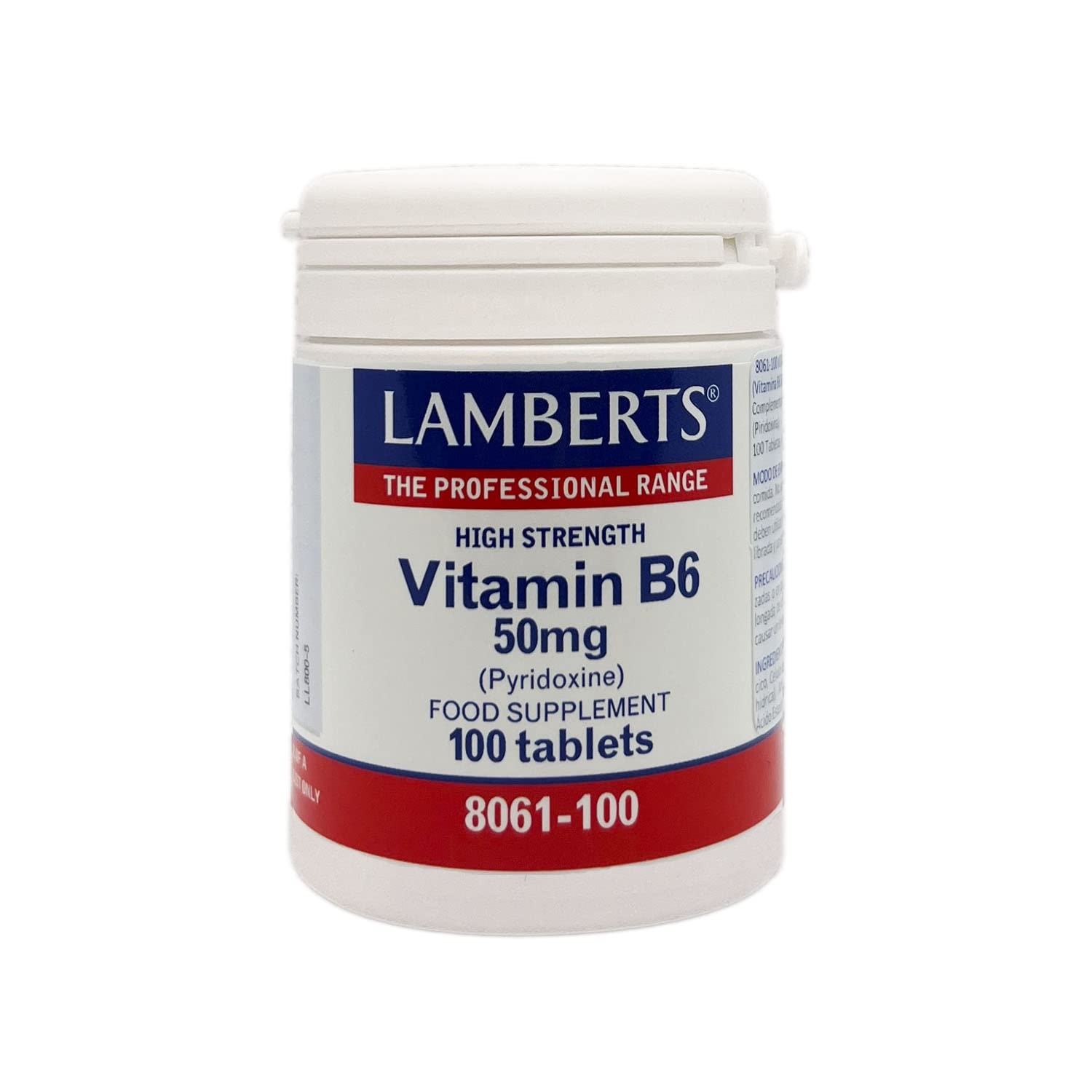 Vitamina B6 50Mg 100Tab Lamberts