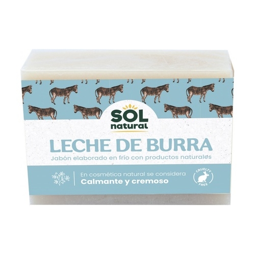 Jabón Leche de Burra 100 Gr Sol Natural